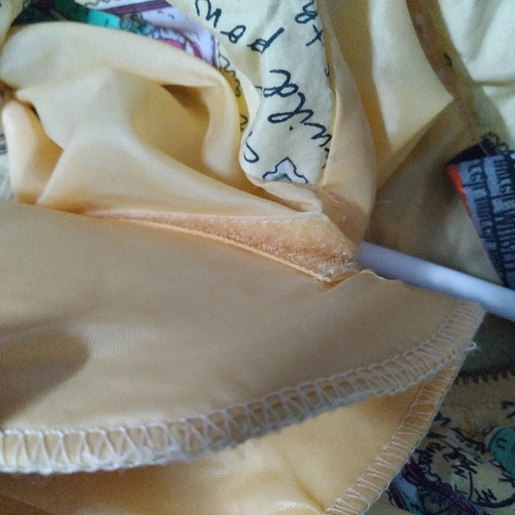 Vintage Mureli Golf Stamp Print Silk 90s Bomber Jacket - Picture 9 of 12